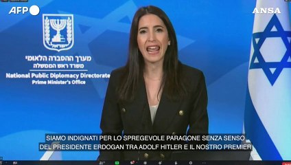 Israele, portavoce Netanyahu si scaglia contro Erdogan dopo il paragone con Hitler