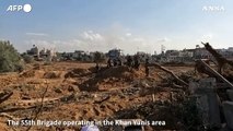 Gaza, le operazioni dell'esercito israeliano a Khan Yunis