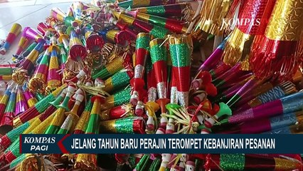 Download Video: Jelang Tahun Baru 2024, Perajin Terompet di Sragen Kebanjiran Orderan