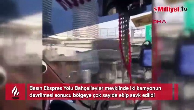 Basın Ekspres yolunda kaza