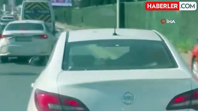 Beşiktaş'ta bir kadın otomobilin içinde darp edildi: O anlar cep telefonu kamerasına yansıdı