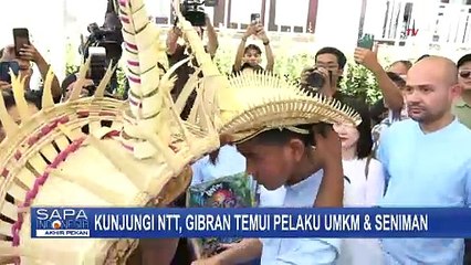 Kunjungi NTT, Gibran Temui Pelaku UMKM, Seniman hingga Anak Muda di Labuan Bajo