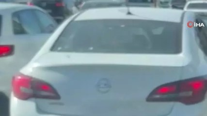 Beşiktaş’ta otomobilin içinde darp! O anlar kaydedildi