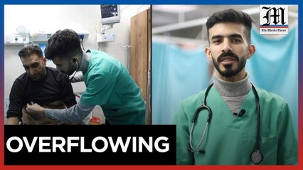 Gaza hospital 'functioning at 300% of 100% capacity' says doctor