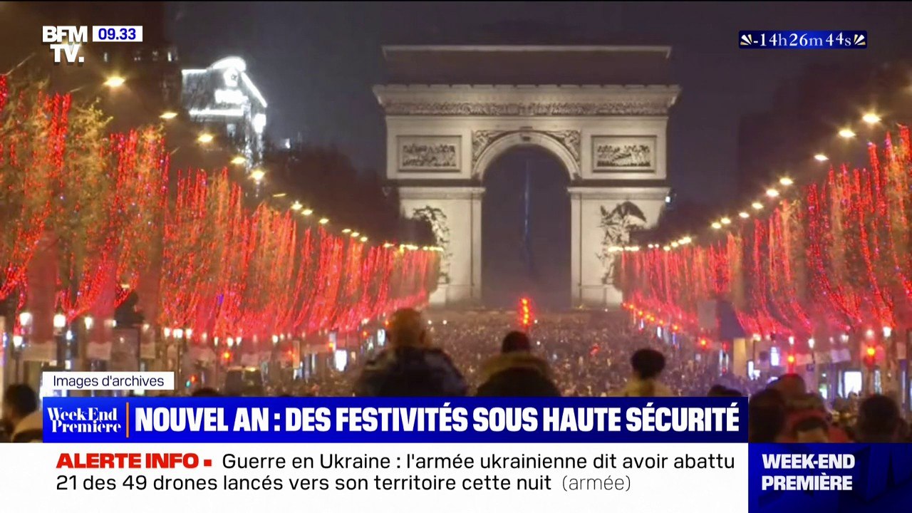 Nouvel an: 90.000 policiers et gendarmes mobilisés en France, dont 6.000 à Paris