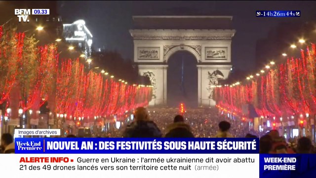 Nouvel an: 90.000 policiers et gendarmes mobilisés en France, dont 6.000 à Paris