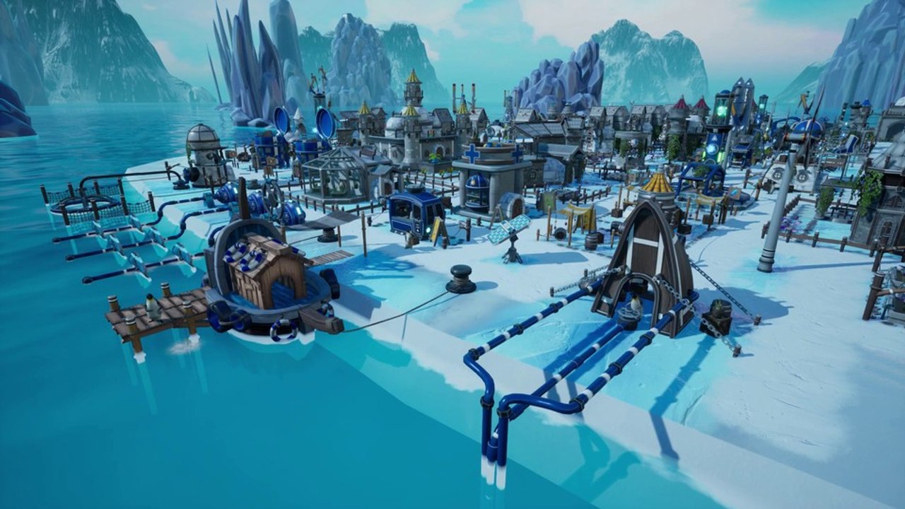 Im Städteaufbauspiel United Penguin Kingdom erbaut ihr eine riesige Pinguin-Metropole