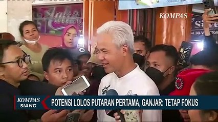 Descargar video: Lembaga Survei Sebut Berpeluang Lolos Putaran Pertama Pilpres, Ganjar Pranowo: Tetap Fokus