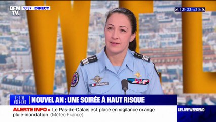 "Toute la France fait la fête en même temps": une porte-parole de la gendarmerie nationale évoque les risques pour le Nouvel an