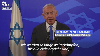Netanjahu: Gaza-Krieg wird noch "viele Monate" dauern