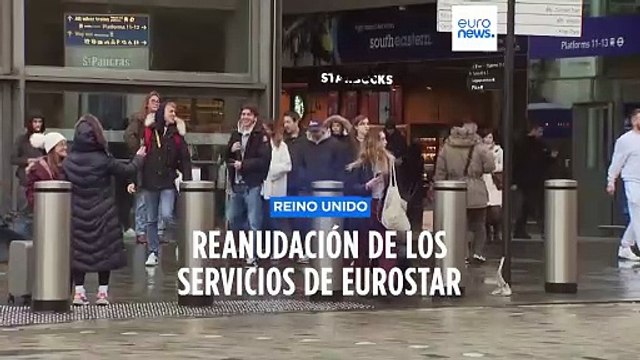 Eurostar restablece sus trenes el domingo aunque alerta de posibles incidencias