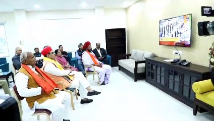 मुख्यमंत्री भजनलाल शर्मा ने अपने मंत्रियों के साथ सुनी मोदी के मन की बात