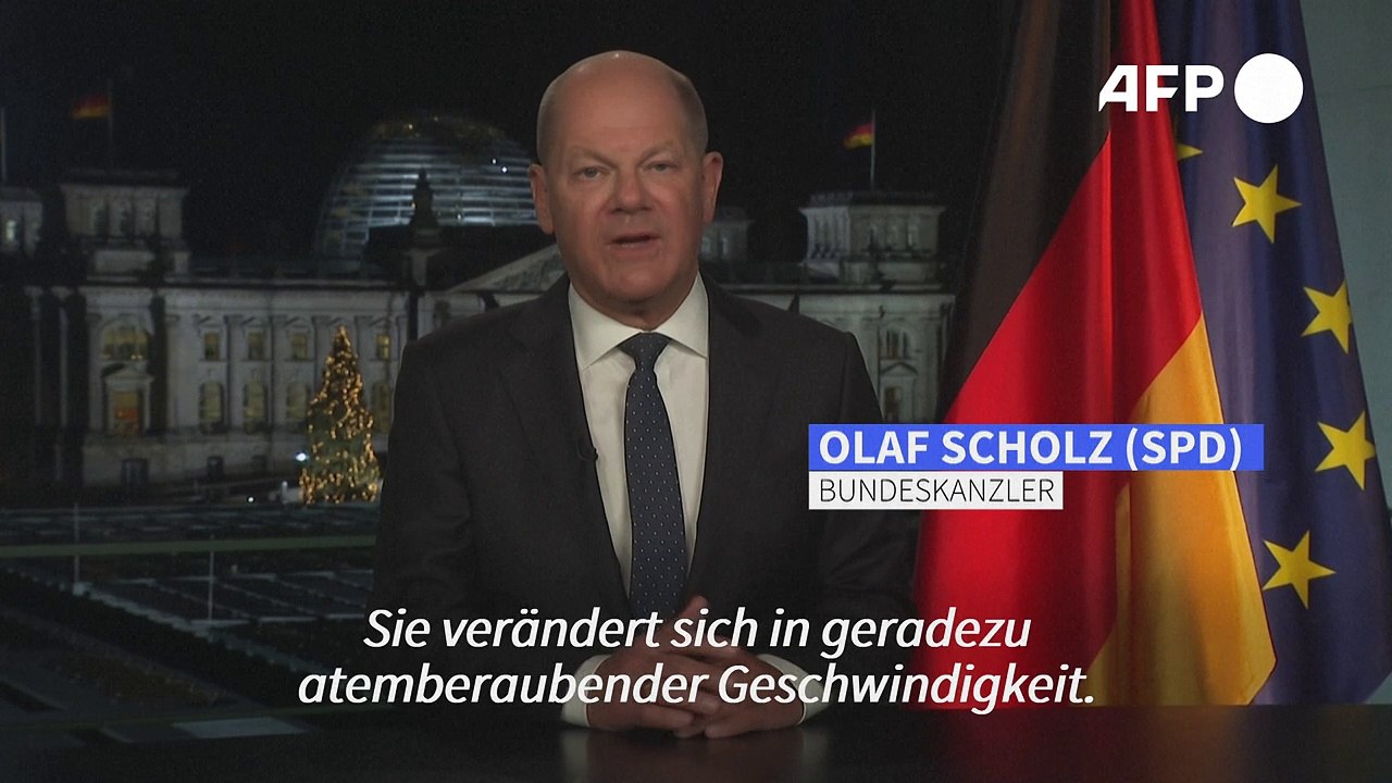 Scholz in Neujahrsansprache: 'Wir kommen da durch'