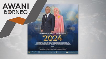 Agong, Permaisuri ucap Selamat Tahun Baharu 2024