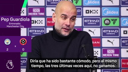 Guardiola, descontento con la primera parte del Manchester City