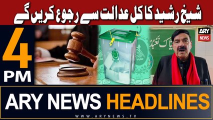 ARY News 4 PM Headlines 31st Dec 2023 | Sheikh Rasheed inportant statement