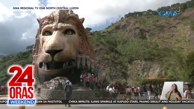 Mga turista, dagsa sa Baguio City bago mag-bagong taon; new year's countdown ng Baguio LGU, handa na | 24 Oras Weekend