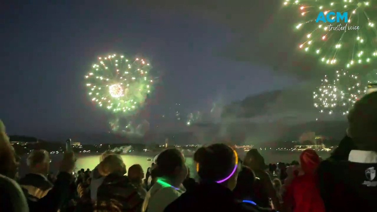 Lake Burley Griffin firework show