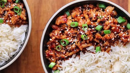 Firecracker Ground Chicken _ A Simple Macro Friendly Meal Prep Recipe