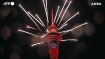 Capodanno, in Nuova Zelanda e' gia' il 2024: fuochi d'artificio a Auckland