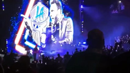 Jimmy Uso vs LA Knight Steel Cage Match - WWE Live Inglewood 12/30/2023