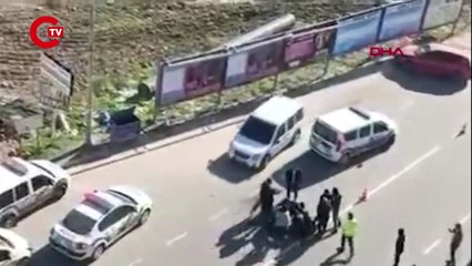 ŞANLIURFA'DA, UYGULAMA NOKTASINDAN KAÇAN ARAÇ TAKİPLE DURDURULDU