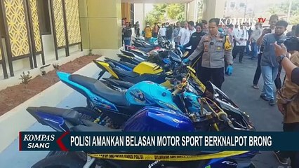 Jelang Perayaan Tahun Baru, Polres Sumenep Amankan Belasan Motor Sport dengan Knalpot Brong!