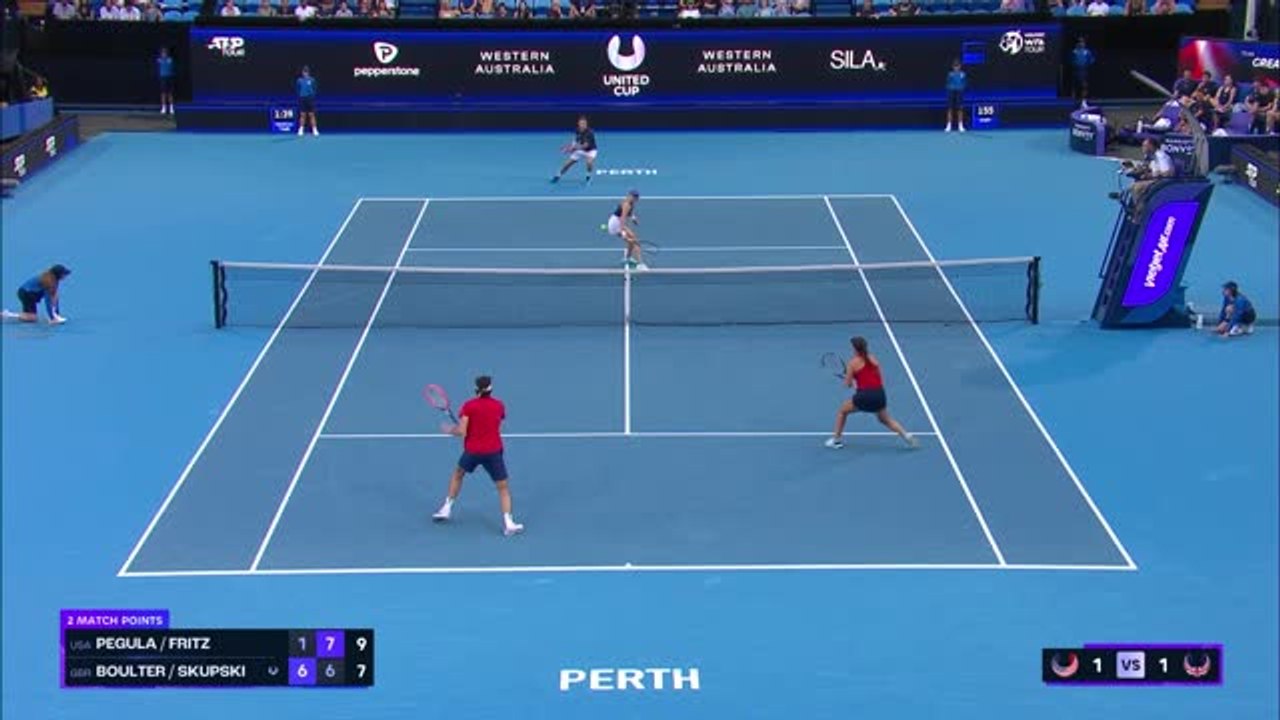 United Cup comeback for United States against Great Britain