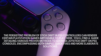 How to Fix Stick Drift on a PS5 Controller