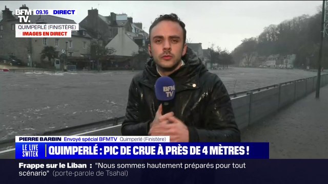 Inondations en Bretagne: la Laïta continue de monter