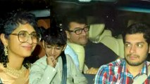 Aamir Khan With Family Leaves For Ira Khan's Pre-Wedding Function At Galaxy Apts.