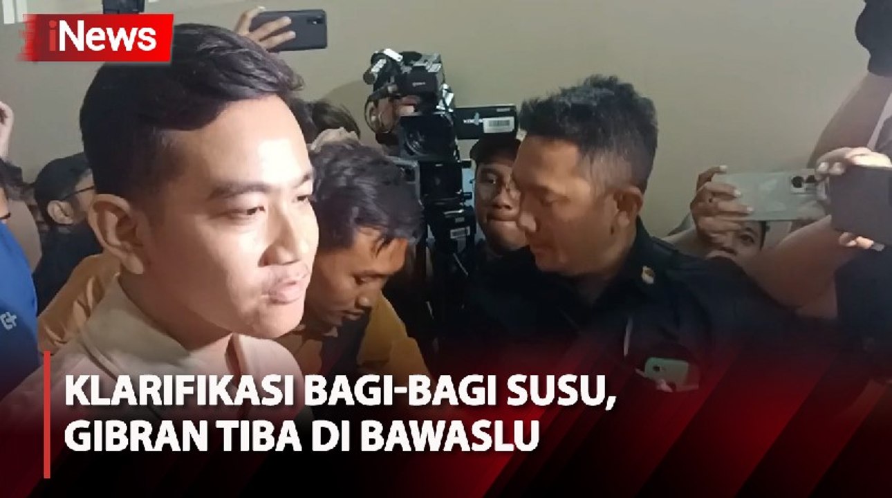 Gibran Rakabuming Raka Hadir di Bawaslu untuk Klarifikasi soal Bagi-Bagi Susu saat CFD