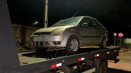Carro roubado durante corrida por aplicativo é localizado pela PM na Avenida Brasil