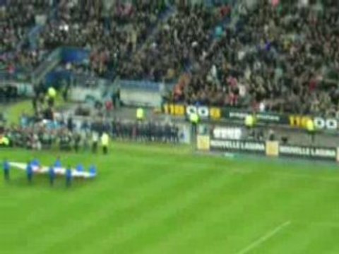 france -angleterre (entrees et hymnes nationaux)
