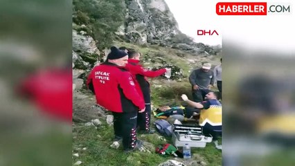 Bucak'ta Mantar Toplamak İçin Dağa Giden Kişi Uçurumdan Düştü