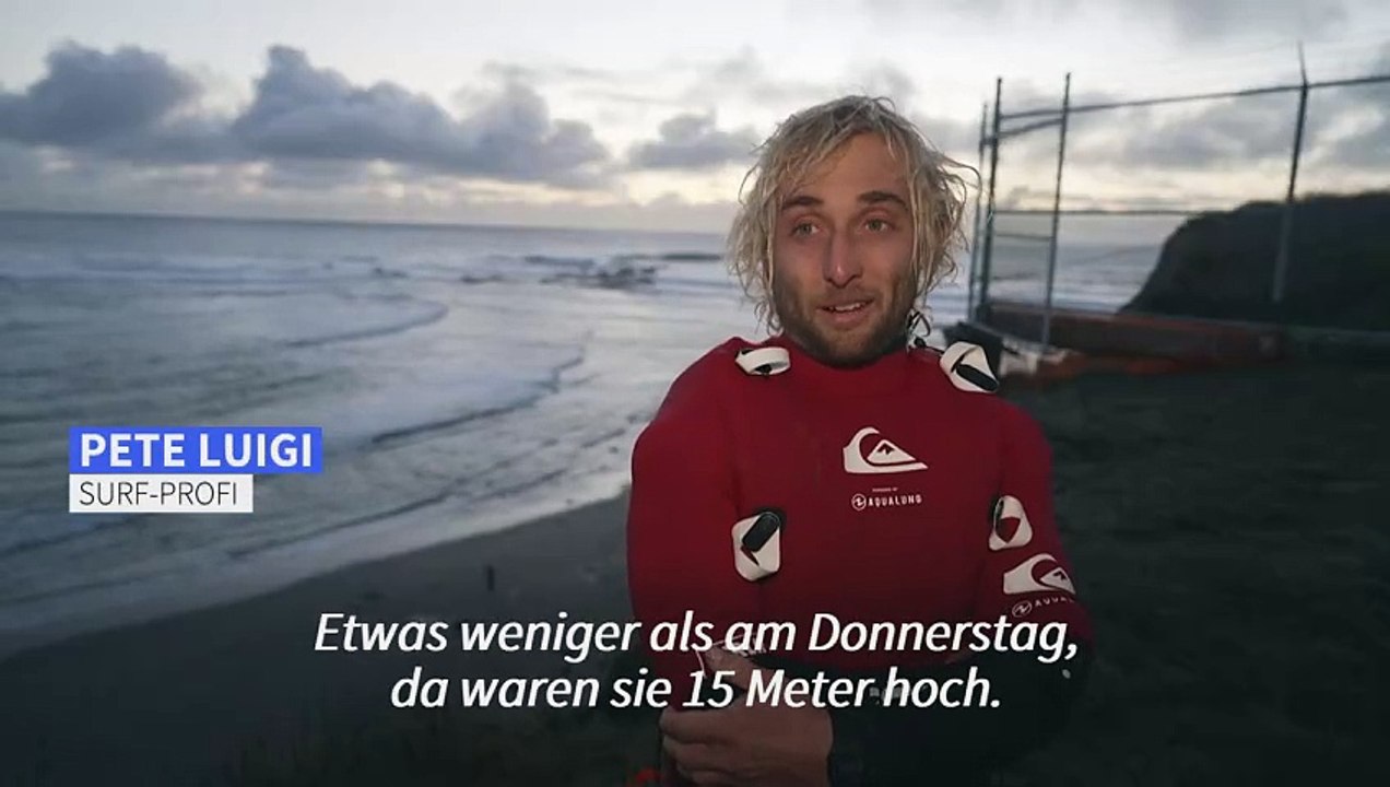 Monsterwellen locken Surfer nach Kalifornien