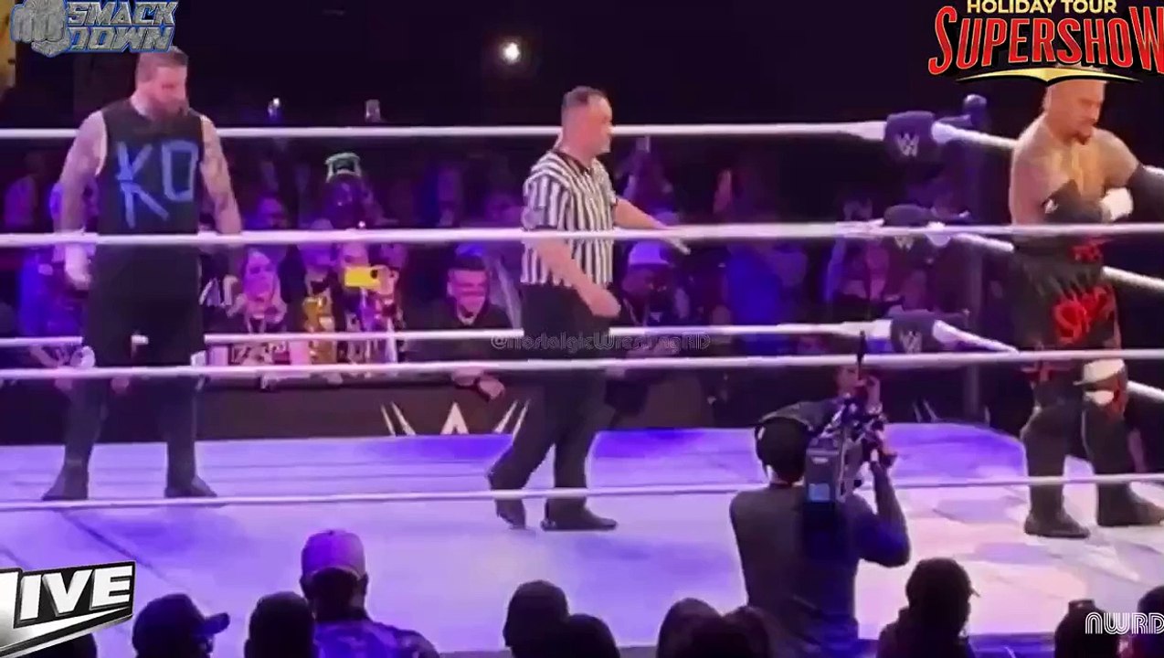 Solo Sikoa vs Kevin Owens (Last Man Standing Match) WWE Holiday Tour
