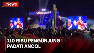 Pengunjung Padati Ancol, Ada Panggung Musik Hiburan dan Biggest Fireworks