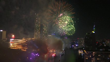 شاهد.. احتفالات #تايلاند بالعام الجديد 2024 #العربية