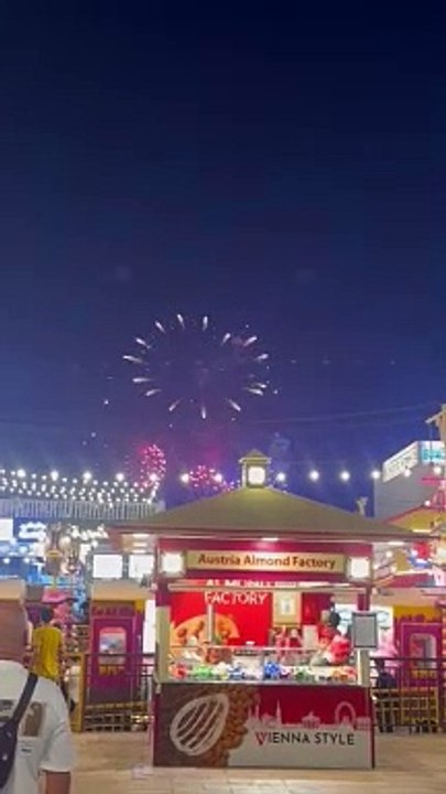 Second fireworks show at Global Village
