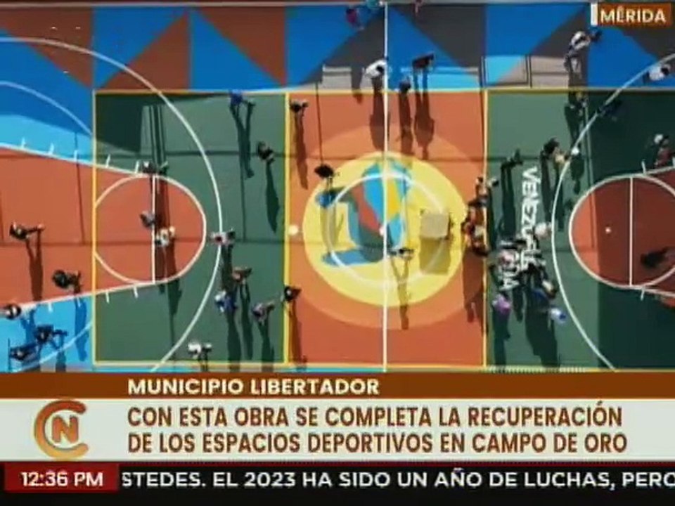 Gobierno Nacional reinaugura espacios deportivos en el estado Mérida