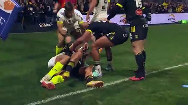 TOP 14 - Essai de Dillyn LEYDS (SR) - Stade Rochelais - Stade Toulousain
