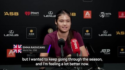 Raducanu feeling 'reborn' ahead of injury return