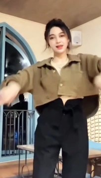 Cute Asian Girl Dancing