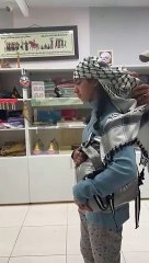 Palestine pavilion keffiyeh