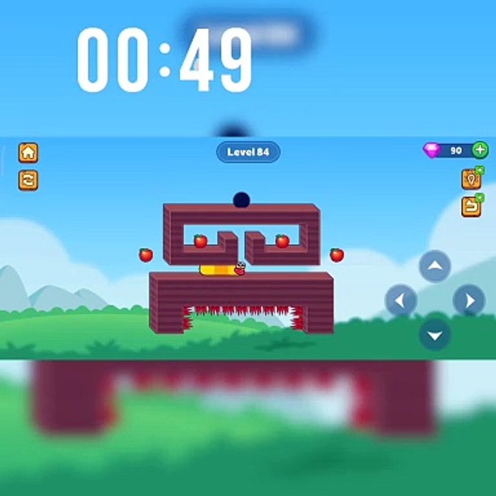 Hungry Worm Game Play! VIP Gamer ! Best game Play! Short video! Level 84