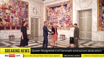 Lors de son traditionnel discours du Nouvel An, la reine du Danemark Margrethe II a annoncé ce soir qu’elle abdiquera le 14 janvier 2024, cinquante-deux ans après avoir succédé à son père
