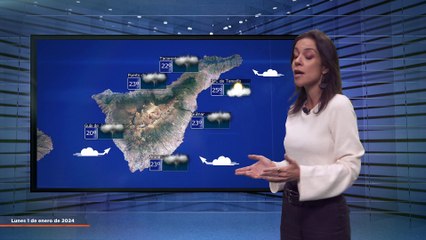 La previsión del tiempo en Canarias para el 1 de enero de 2024, en Atlántico Televisión.