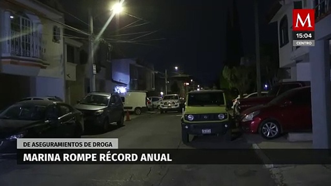 La Marina de México bate récord en el aseguramiento de estupefacientes en 2023