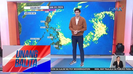 Hanging Amihan, magpapatuloy ang pag-iral sa unang linggo ng 2024 - Weather update today as of 6:12 a.m. (January 1, 2024) | UB